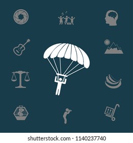 Parachute jumper vector illustration