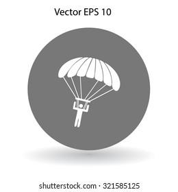 Parachute jumper vector illustration
