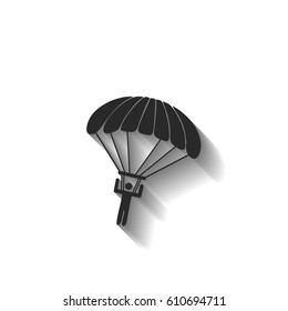 Parachute jumper vector illustration