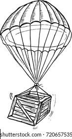parachute, sketch
