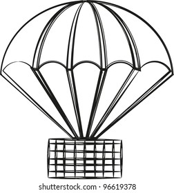parachute sketch