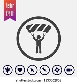 parachute Vector icon