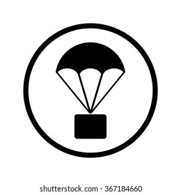 Parachute vector icon
