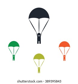 Parachutist icon