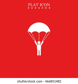 Parachutist icon.