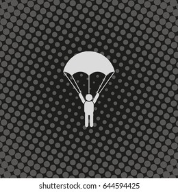 Parachutist icon.