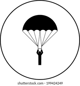 parachutist symbol
