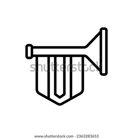 Parade Bungle Outline Icon Vector Illustration