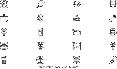 Colección de iconos vectoriales de alta calidad con trazo editable. Ideal para Profesional y Proyectos Creativos.
