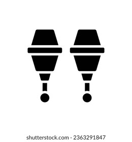 Parade Juggling Filled Icon Vector Illustration
