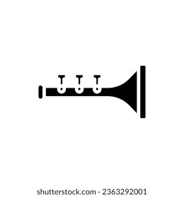 Parade Piccolo Filled Icon Vector Illustration