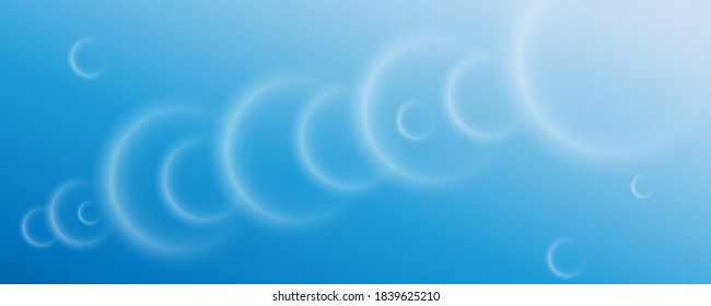 Desfile de planetas en el cielo azul
