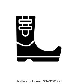 Parade Shoe Filled Icon Vector Illustration