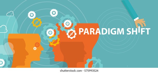 Paradigm Shift New Concept Changing Rethink Idea Perception