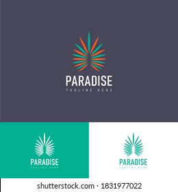 Paradise Capital Logo Icon Design Concept