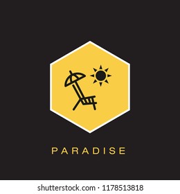 Paradise Concept Icon