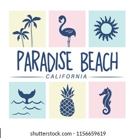 paradise holidays graphic