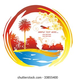 Paradise island.