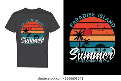 Paradise Island Summer Santa Monika Beach