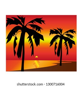 Paradise island for vacations and holidays