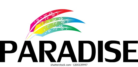Paradise logo colorful
