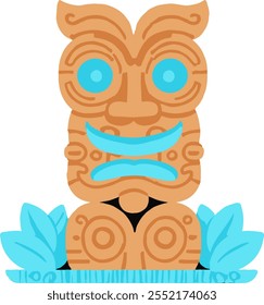 Paradise Polynesia Mask Totem Beach