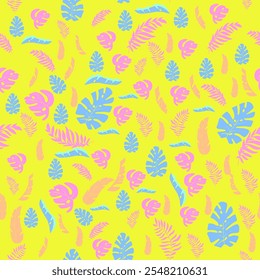paradise vacation design seamless pattern
