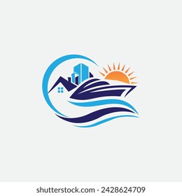 paradose sea bech logo design 