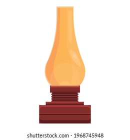 Paraffin lamp icon. Cartoon and flat of Paraffin lamp vector icon for web design isolated on white background