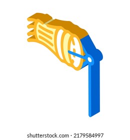 parafoil kite isometric icon vector. parafoil kite sign. isolated symbol illustration