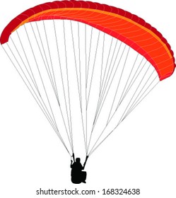 paraglider - vector