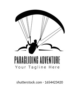 Paragliding Adventure Logo uses for sport