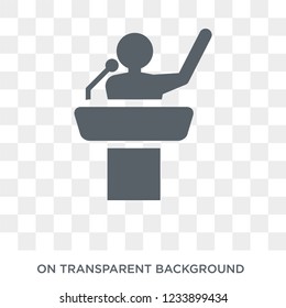 paragliding icon. Trendy flat vector paragliding icon on transparent background from sport collection. 