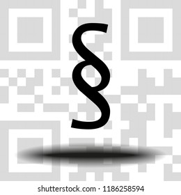 Paragraph black icon