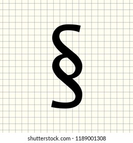 Paragraph black icon
