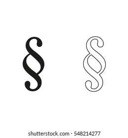 paragraph -  black vector icon