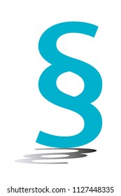 Paragraph blue icon.