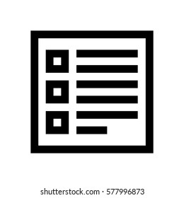 Paragraph format mini line, icon, background and graphic. The icon is black and white, linear  flat, vector, pixel perfect, minimal, suitable for web and print. 
