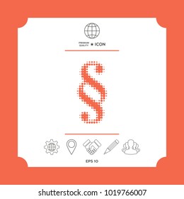 Paragraph halftone logo.