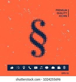 Paragraph halftone logo.