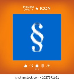 Paragraph halftone logo.