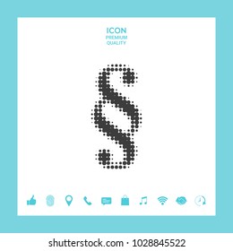 Paragraph halftone logo.