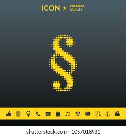 Paragraph halftone logo.