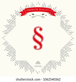 Paragraph halftone logo.