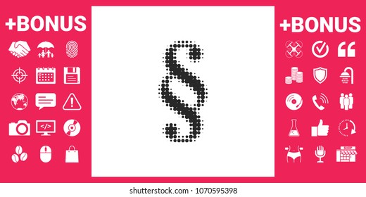 Paragraph halftone logo.