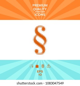 Paragraph halftone logo.