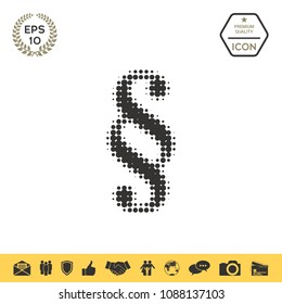 Paragraph halftone logo.
