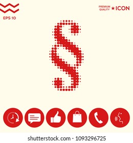 Paragraph halftone logo.