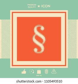 Paragraph halftone logo.
