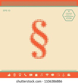 Paragraph halftone logo.